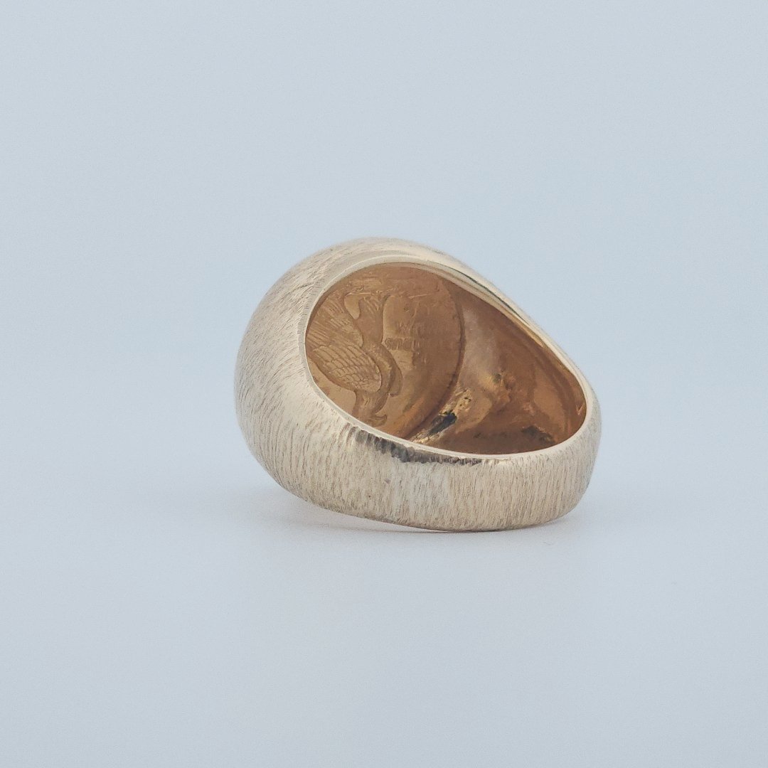 1915 $2.50 Liberty Coin Ring 17 Grams