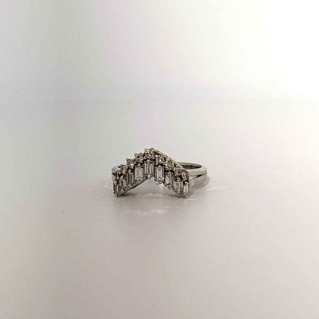 Natural Diamonds (0.51 CTW), Size 5.75, Platinum 900