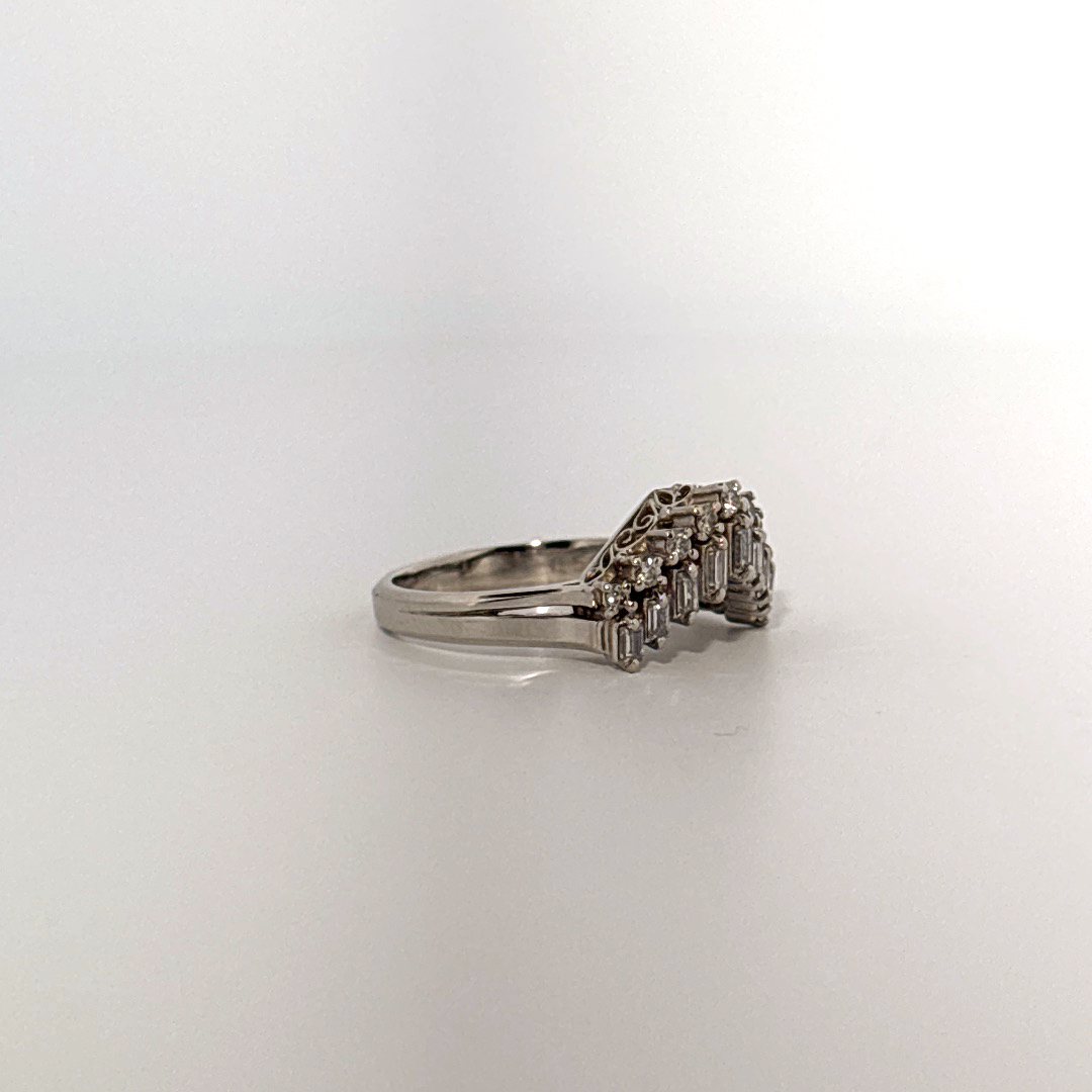 Natural Diamonds (0.51 CTW), Size 5.75, Platinum 900