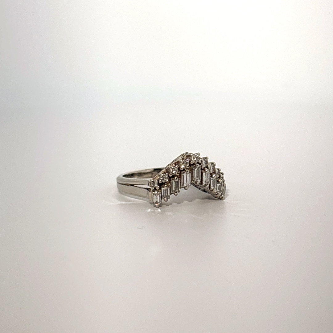 Natural Diamonds (0.51 CTW), Size 5.75, Platinum 900