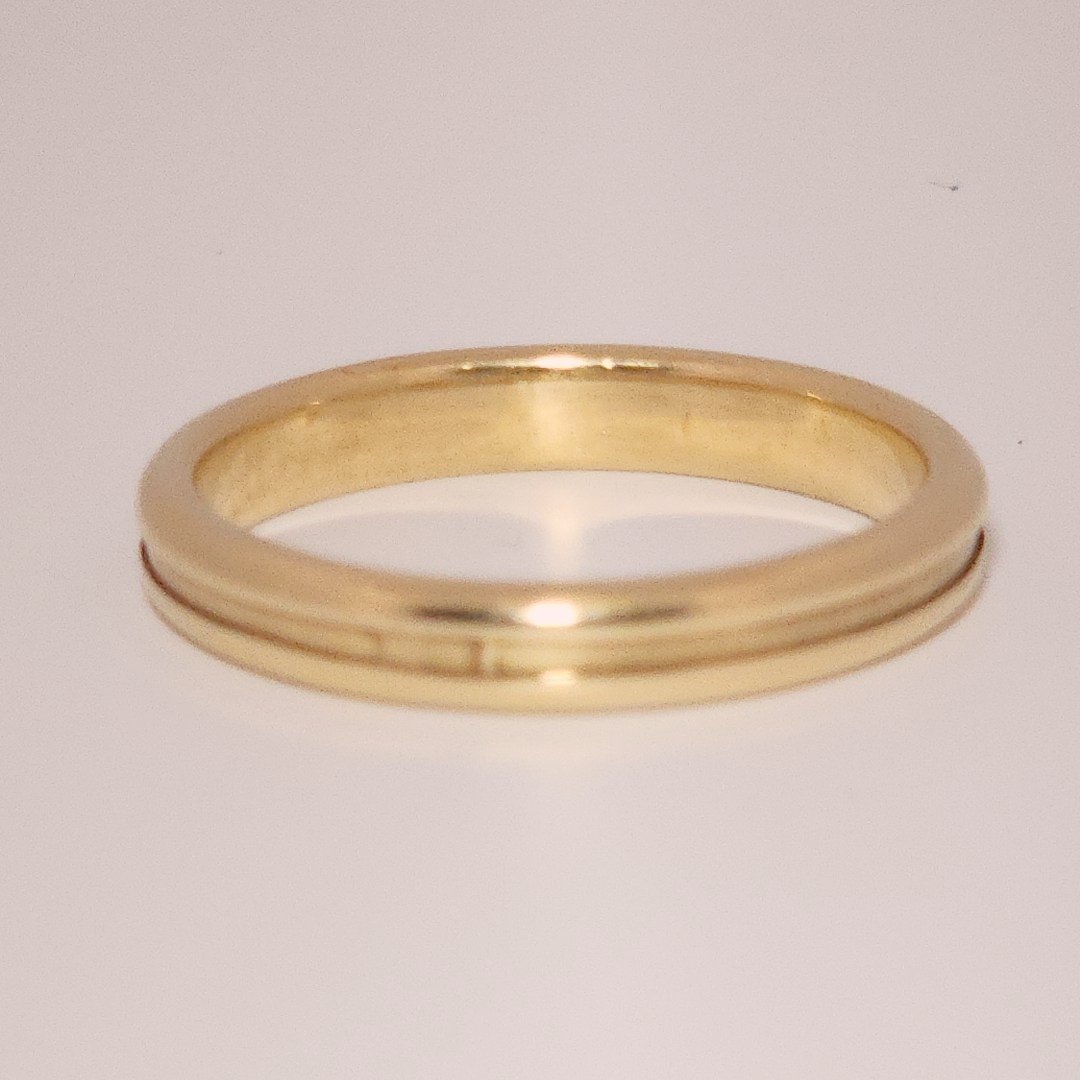 Men Designer Wedding Band,  Size 8.5, 3.5mm, 5 grams