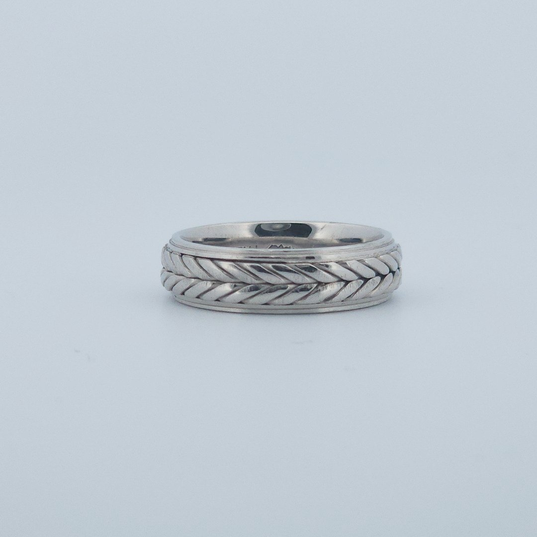 Men Wedding Band, Palladium (8.80 Grams)