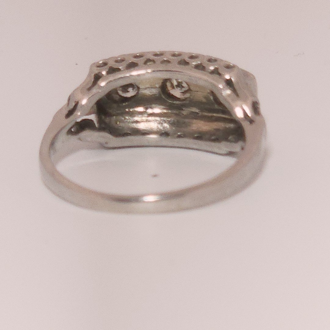 Vintage Art Deco, Natural Diamonds GH VS1(0.18CTW)