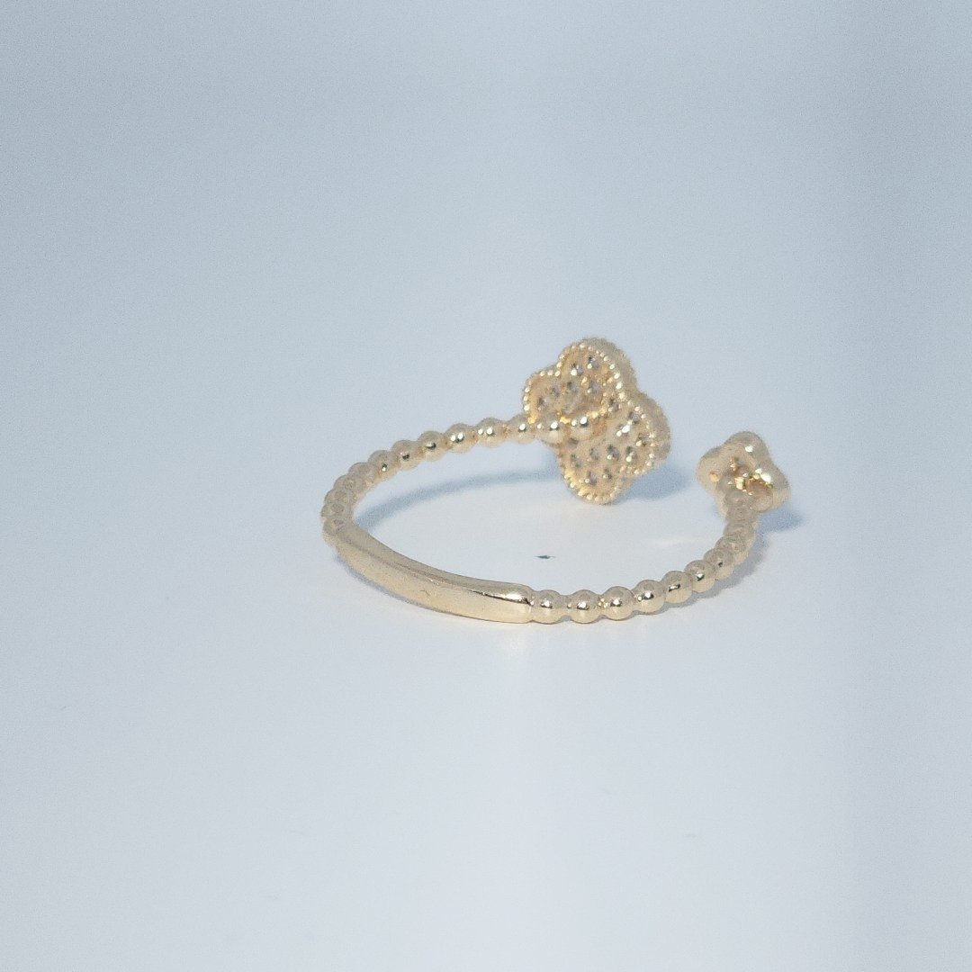Clover Style, Fashion Ring, Natural Diamonds(1/5 CTW) GH/I1