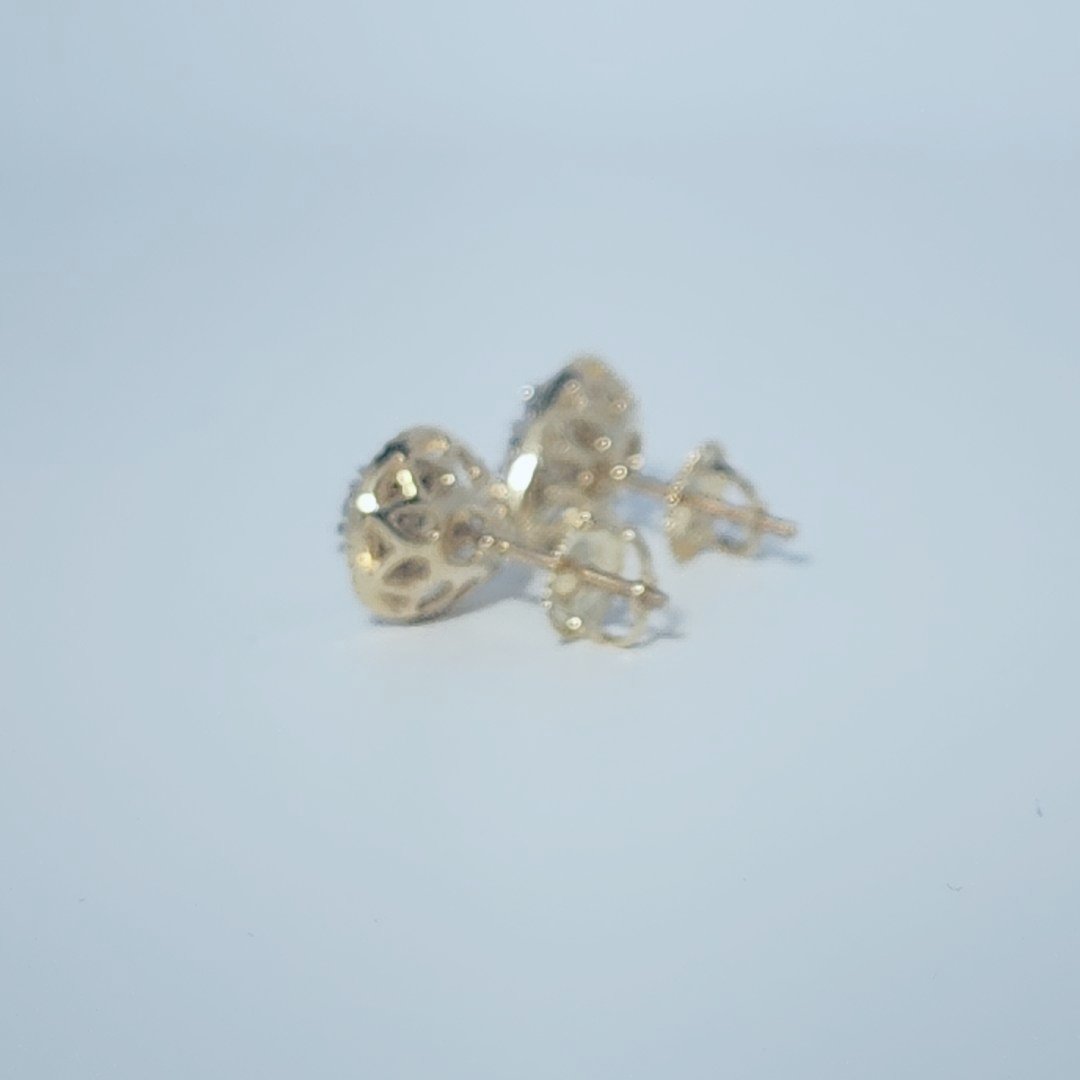 Pear Gift Earrings, Natural Diamonds(1/4 CTW)