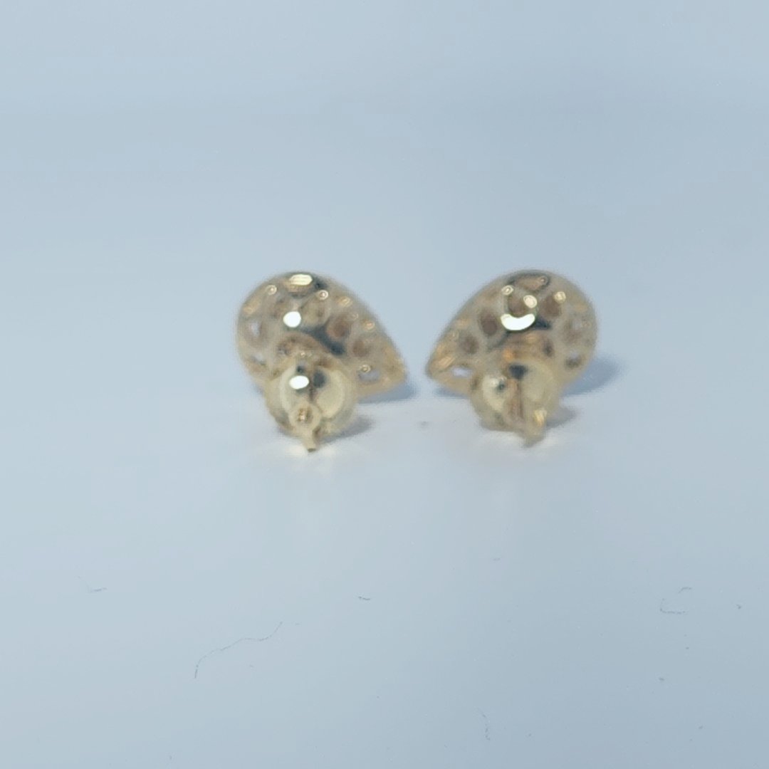 Pear Gift Earrings, Natural Diamonds(1/4 CTW)