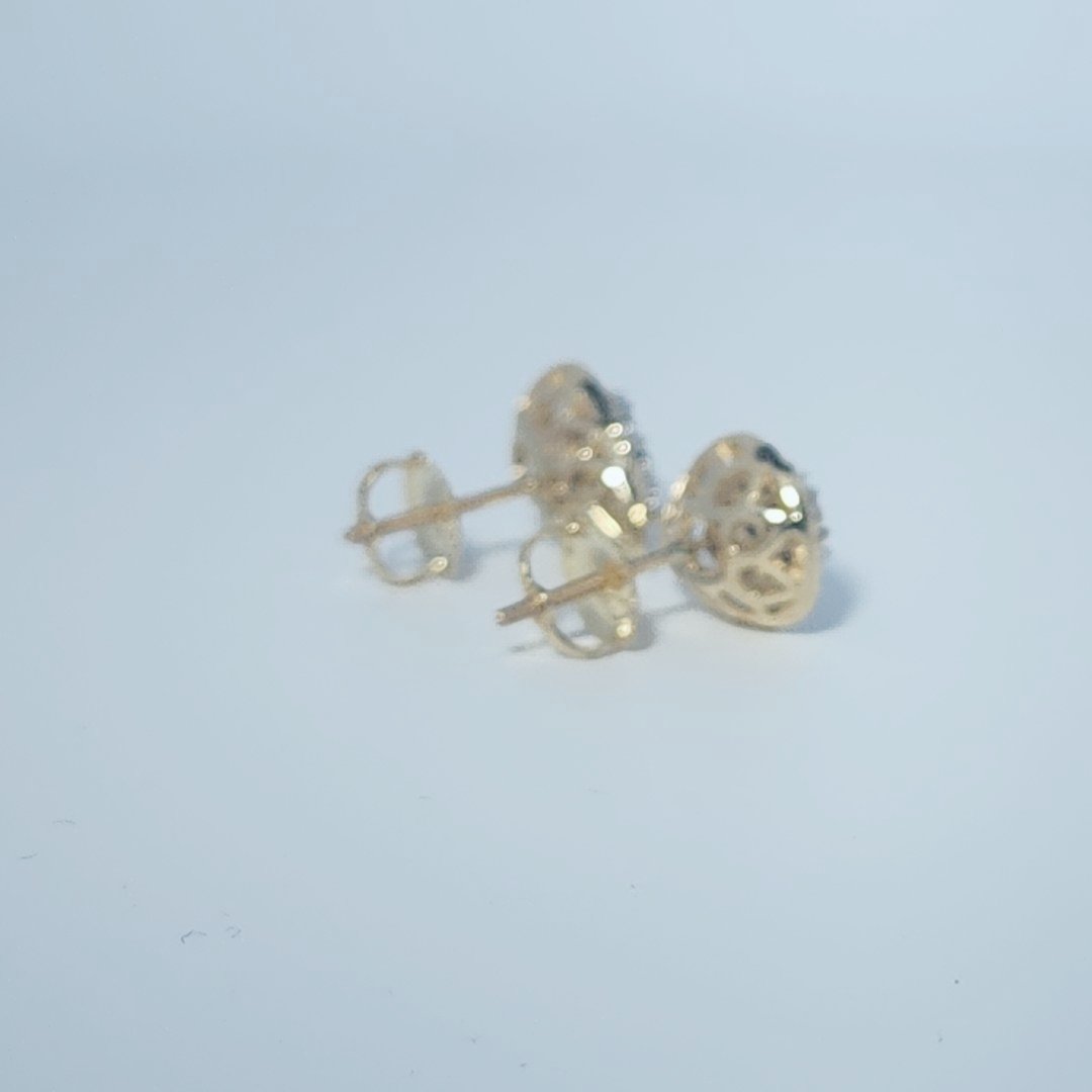 Pear Gift Earrings, Natural Diamonds(1/4 CTW)