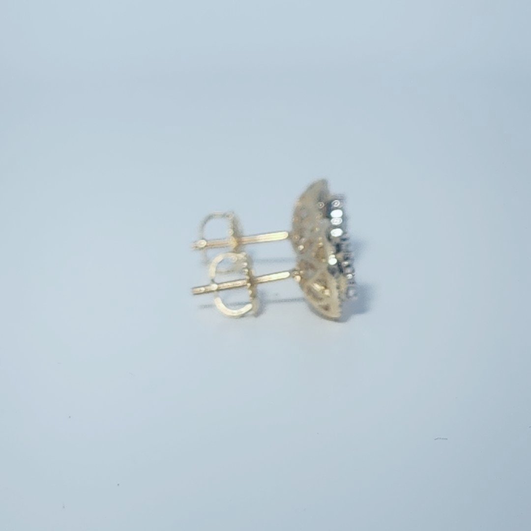 Pear Gift Earrings, Natural Diamonds(1/4 CTW)