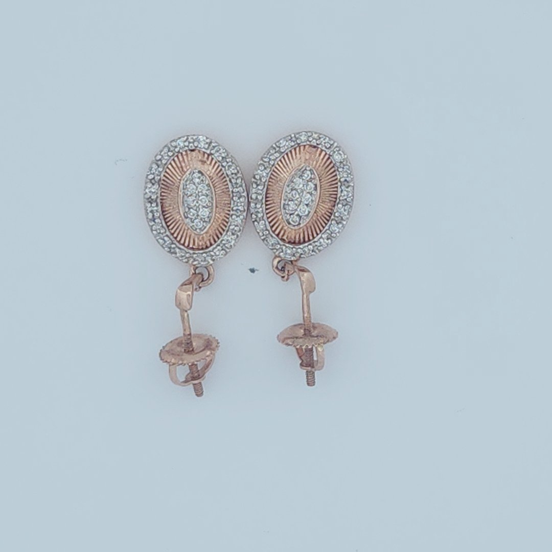 Dangling Sun Rays Earrings, Natural Colorless Diamonds(1/4 CTW)