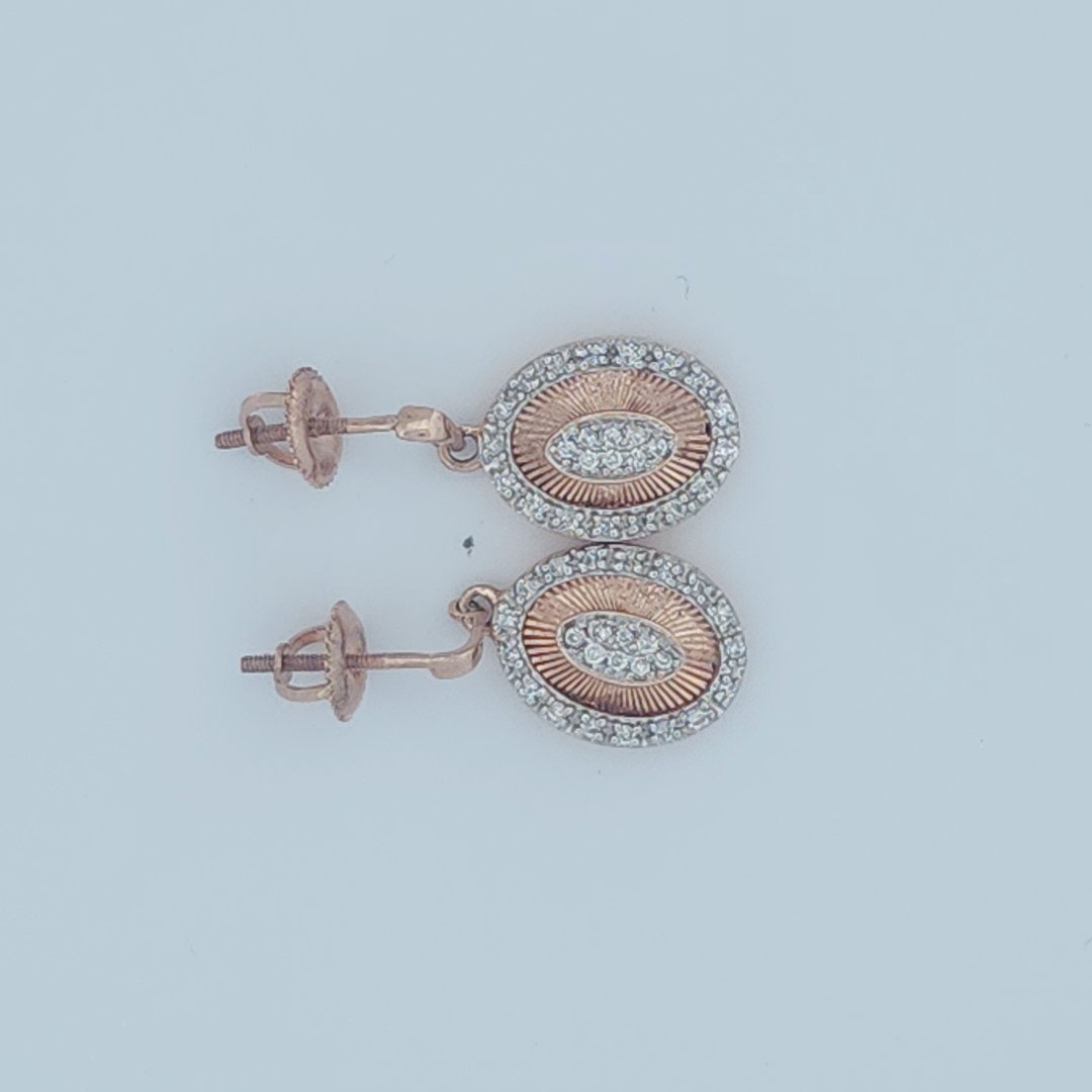 Dangling Sun Rays Earrings, Natural Colorless Diamonds(1/4 CTW)