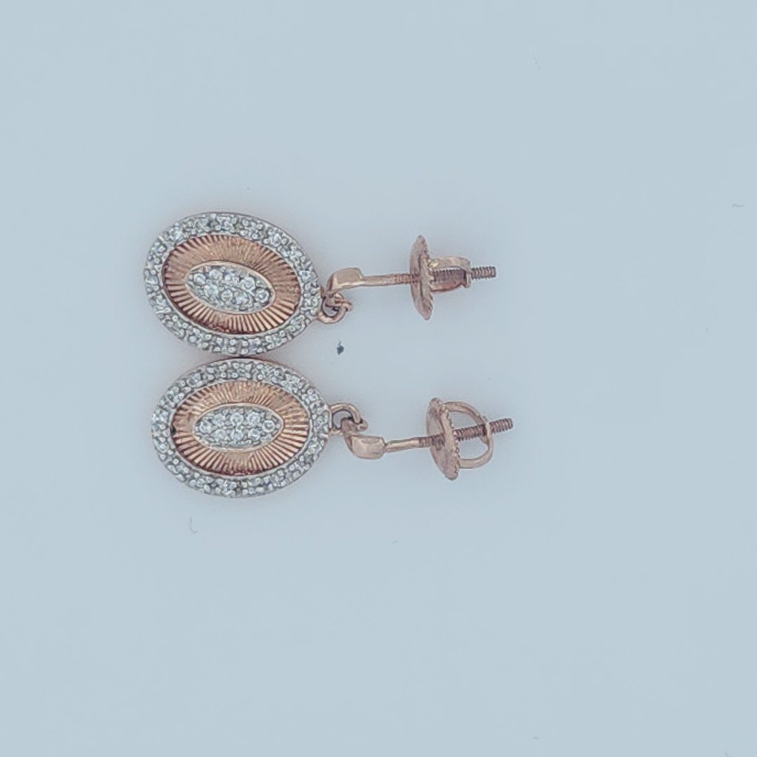 Dangling Sun Rays Earrings, Natural Colorless Diamonds(1/4 CTW)