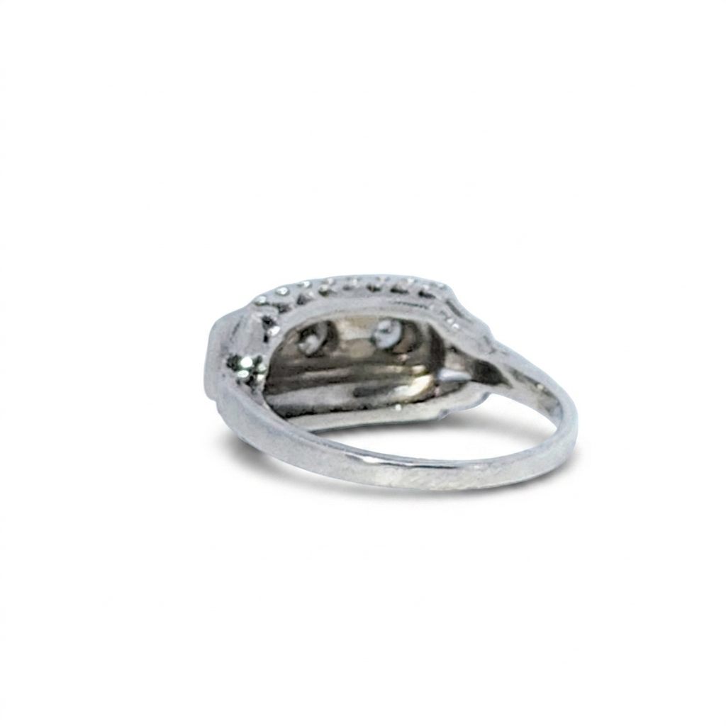 Vintage Art Deco, Natural Diamonds GH VS1(0.18CTW)