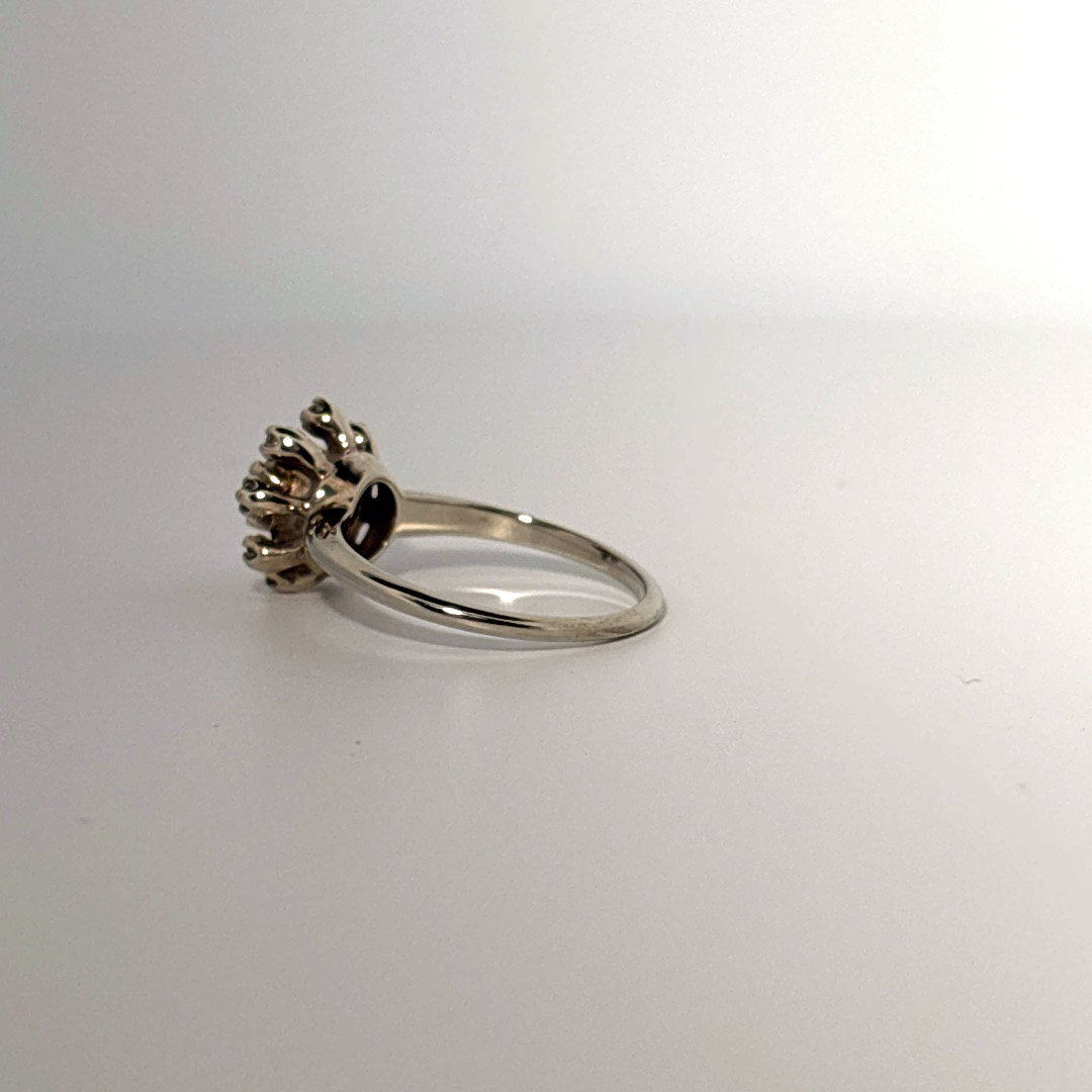 0.35CTW Natural Diamonds with Center 0.20CT,  14K White Gold